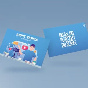 Business card featuring NFC technology for digital contact sharing and branding solutions from NFC Brandmade.